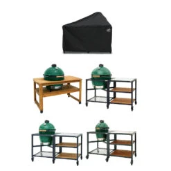Big Green EGG Cover C - Modular Systems Or XL EGG In Acacia Table, 126474(Big Green Egg Cover C)