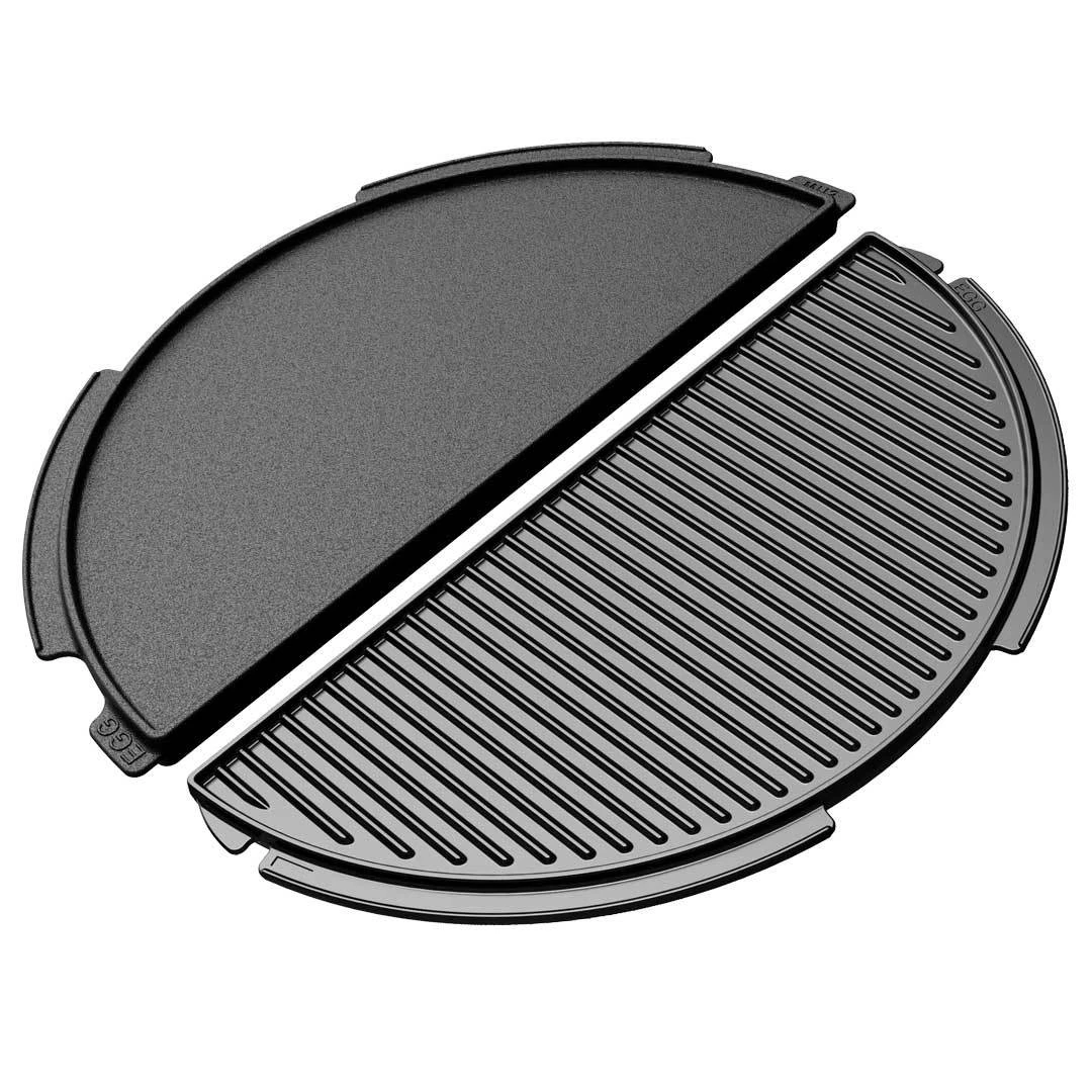 Big Green EGG Plancha Griddles, Half-Moon & Full Round(Cast Iron Plancha Griddle Big Green Egg) 4 Big Green EGG Plancha Griddles, Half-Moon & Full Round(Cast Iron Plancha Griddle Big Green Egg) - Image 2
