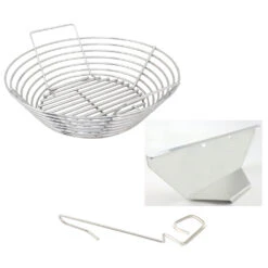 Classic Joe Kamado Joe, Kick Ash Basket Packages(Classic Kamado Joe Kick Ash Basket Packages Kab Cj Ss) -Ceramic Grill Store classic kamado joe kick ash basket divider lump rake