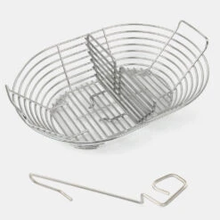 Primo Large Oval Kick Ash Basket Packages(Large Primo Oval Kick Ash Basket Packages) 13 Primo Large Oval Kick Ash Basket Packages(Large Primo Oval Kick Ash Basket Packages) -Ceramic Grill Store large primo oval kick ash basket cgs divider lump rake