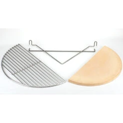 LG/Pit Boss 24 Ceramic Grill - Rig Half Stone/Grid Bundle(Pit Boss 24 Half Stone Grid Bundle)