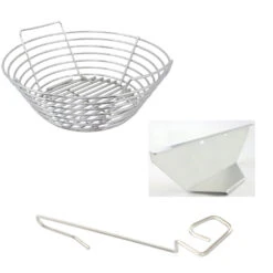 Primo Large Round - Kick Ash Basket Packages(Primo Round Kick Ash Basket Packages) 9 Primo Large Round - Kick Ash Basket Packages(Primo Round Kick Ash Basket Packages) -Ceramic Grill Store primo round kick ash basket divider cgs lump rake
