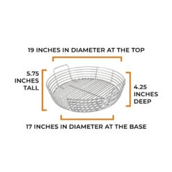 XL Big Green EGG, Kick Ash Basket Packages(Xl Bge Kick Ash Basket Packages) -Ceramic Grill Store xl big green egg kick ash basket dimensions
