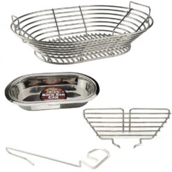 Primo XL Oval - Kick Ash Basket Packages(Primo Xl Oval Kick Ash Basket Packages) -Ceramic Grill Store xl primo oval kick ash basket can cgs divider lump rake